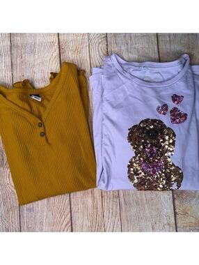 Girls 10/12 Long Sleeve Shirts